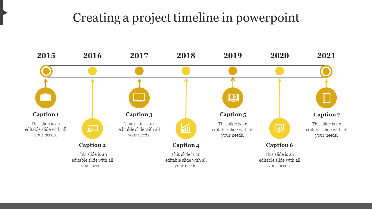 Free - Creating A Project Timeline In PowerPoint Template